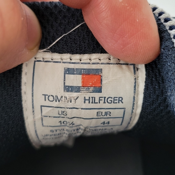 Tommy Hilfiger Navy blue sneakers/ tennis shoes/loafer - mens 10.5 - Picture 8 of 9